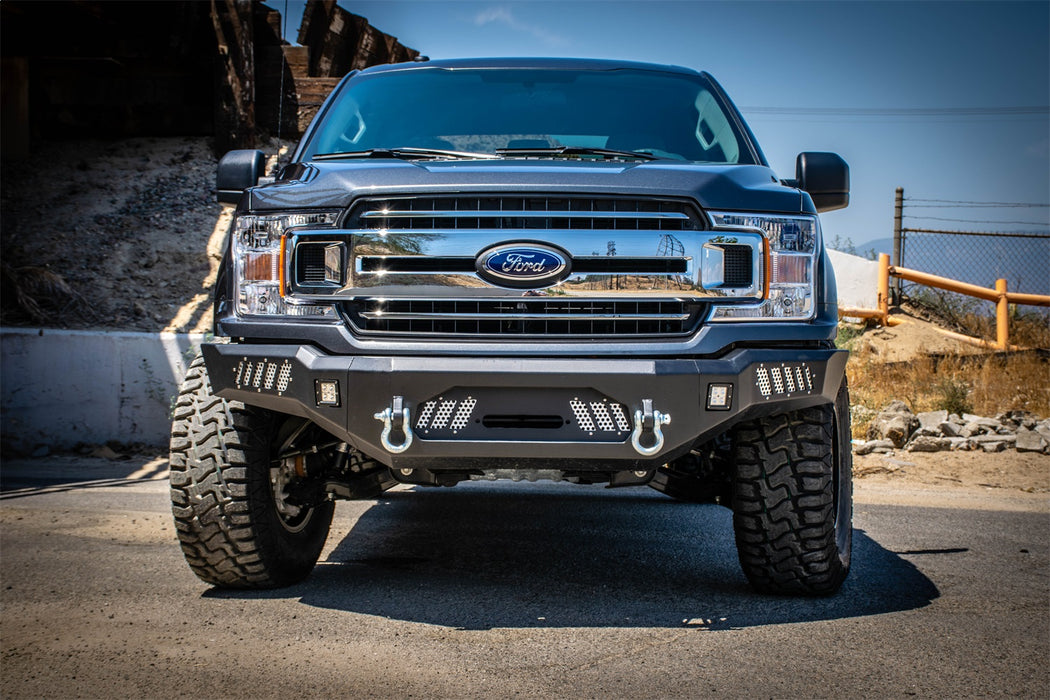 DV8 Offroad FBFF1-08 Ford F-150 Front Bumper with Light Holes 18+ Ford F-150 F DV8 Offroad - Truck Part Superstore