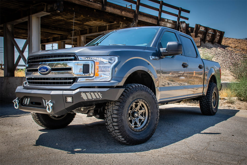 DV8 Offroad FBFF1-08 Ford F-150 Front Bumper with Light Holes 18+ Ford F-150 F DV8 Offroad - Truck Part Superstore