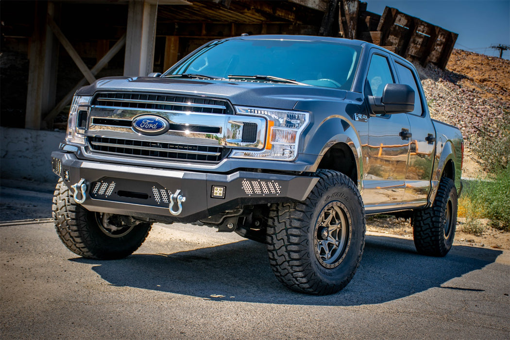 DV8 Offroad FBFF1-08 Ford F-150 Front Bumper with Light Holes 18+ Ford F-150 F DV8 Offroad - Truck Part Superstore