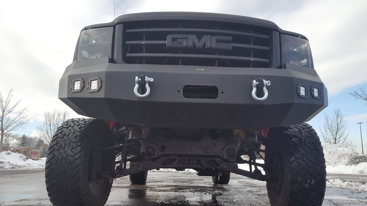 DV8 Offroad FBGS1-02 Sierra 1500 Front Bumper Winch Ready 07-13 GMC Sierra 1500 Black Powdercoat DV8 Offroad - Truck Part Superstore