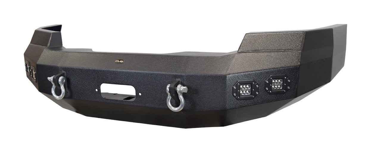 DV8 Offroad FBGS1-02 Sierra 1500 Front Bumper Winch Ready 07-13 GMC Sierra 1500 Black Powdercoat DV8 Offroad - Truck Part Superstore