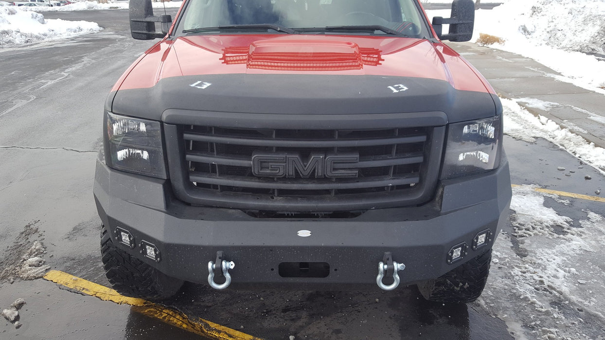 DV8 Offroad FBGS1-02 Sierra 1500 Front Bumper Winch Ready 07-13 GMC Sierra 1500 Black Powdercoat DV8 Offroad - Truck Part Superstore