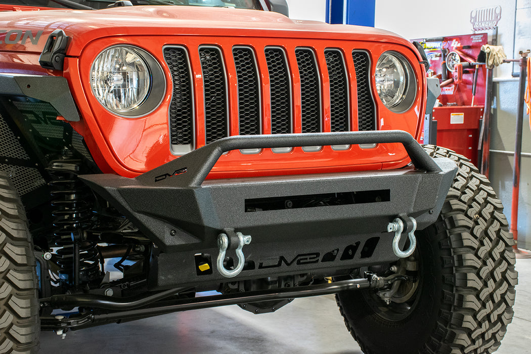 DV8 Offroad FBJL-01 Jeep JL Front Bumper with Bull Bar 18-Present Wrangler JL DV8 Offroad - Truck Part Superstore