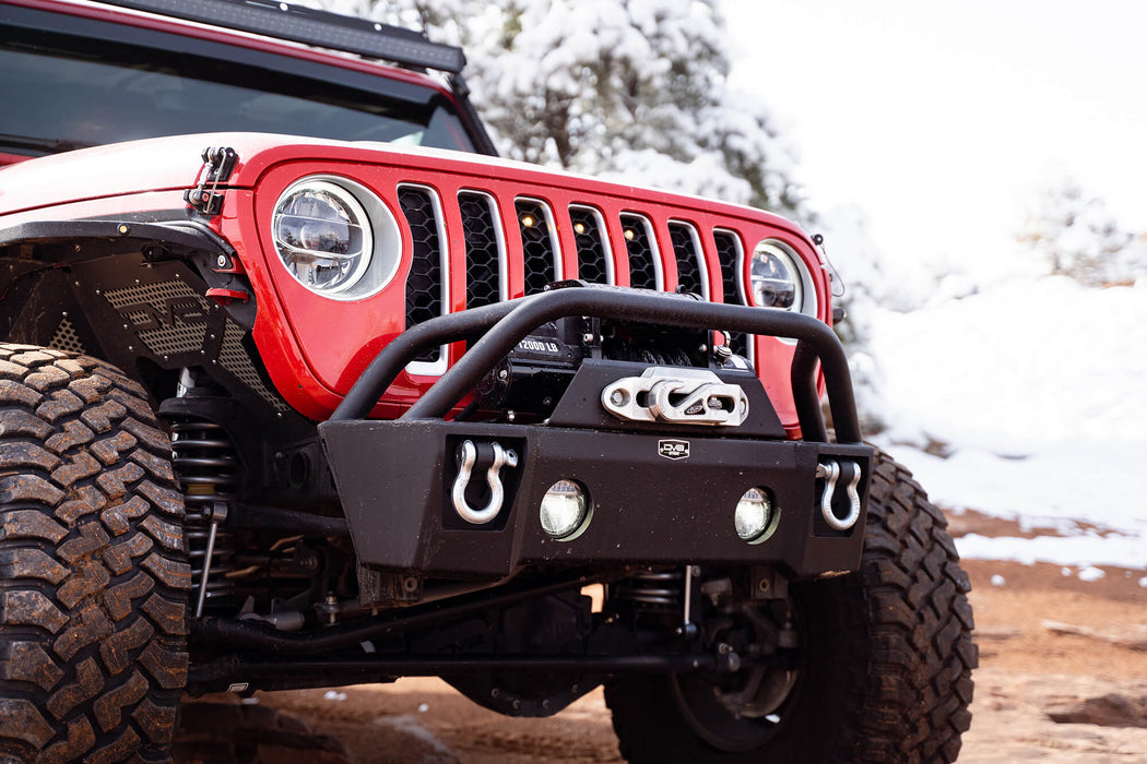 DV8 Offroad FBJL-04 Pocket Front Bumper 07-18 Jeep Wrangler JK, 18-22 Jeep Wrangler JL, and 20-Present Jeep Gladiator JT DV8 Offroad - Truck Part Superstore