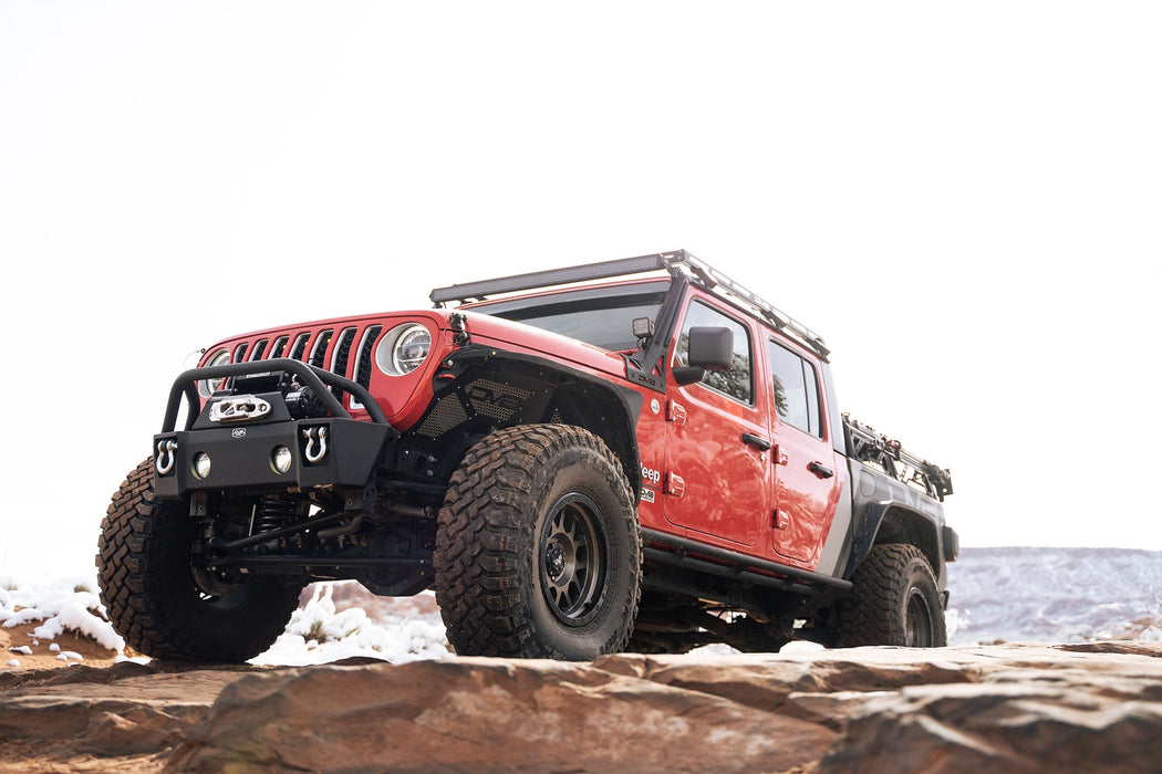 DV8 Offroad FBJL-04 Pocket Front Bumper 07-18 Jeep Wrangler JK, 18-22 Jeep Wrangler JL, and 20-Present Jeep Gladiator JT DV8 Offroad - Truck Part Superstore