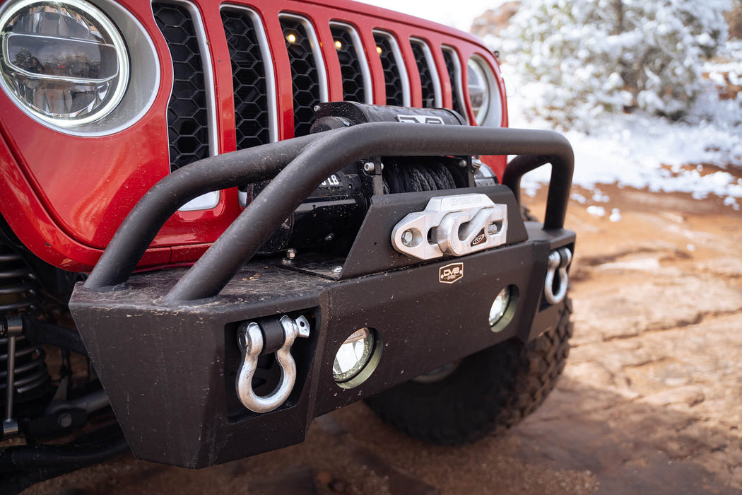 DV8 Offroad FBJL-04 Pocket Front Bumper 07-18 Jeep Wrangler JK, 18-22 Jeep Wrangler JL, and 20-Present Jeep Gladiator JT DV8 Offroad - Truck Part Superstore