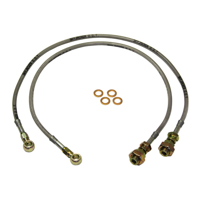 Skyjacker FBL28 Stainless Steel Brake Line 70-78 Suburban Chevy/GMC Front 8600 GVWR Or Greater Lift Height 6-8 Inch Pair Skyjacker - Truck Part Superstore