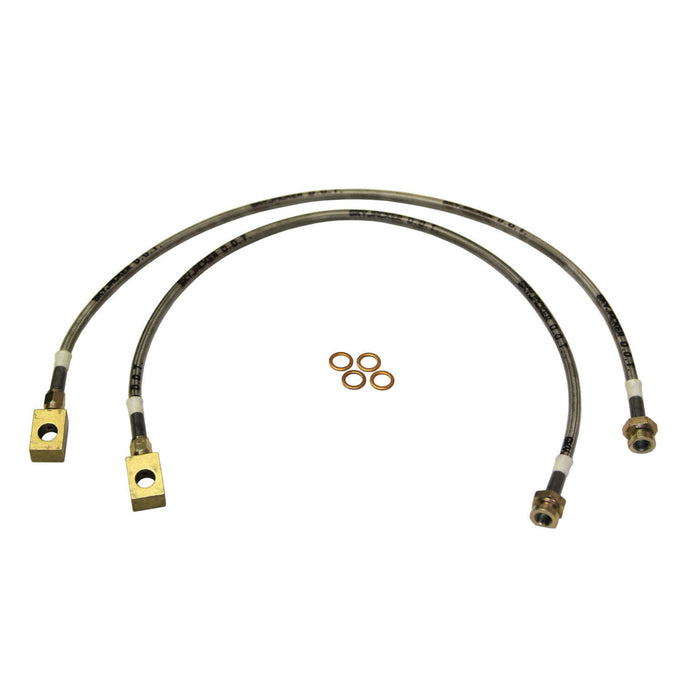 Skyjacker FBL402 Jeep Stainless Steel Brake Line 82-86 Front Lift Height 0-2.5 Inch Pair Skyjacker - Truck Part Superstore