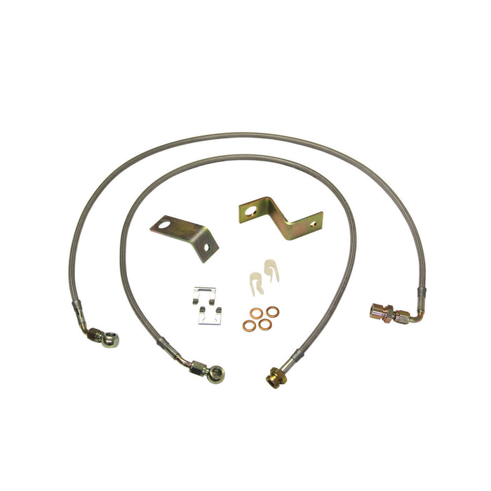 Skyjacker FBL54 Superduty Stainless Steel Brake Line 05-07 Ford F-250/F-350 Front Lift Height 4 Inch Pair Skyjacker - Truck Part Superstore