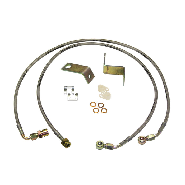 Skyjacker FBL56 Superduty Stainless Steel Brake Line 05-07 Ford F-250/F-350 Front Lift Height 4-8 Inch Pair Skyjacker - Truck Part Superstore