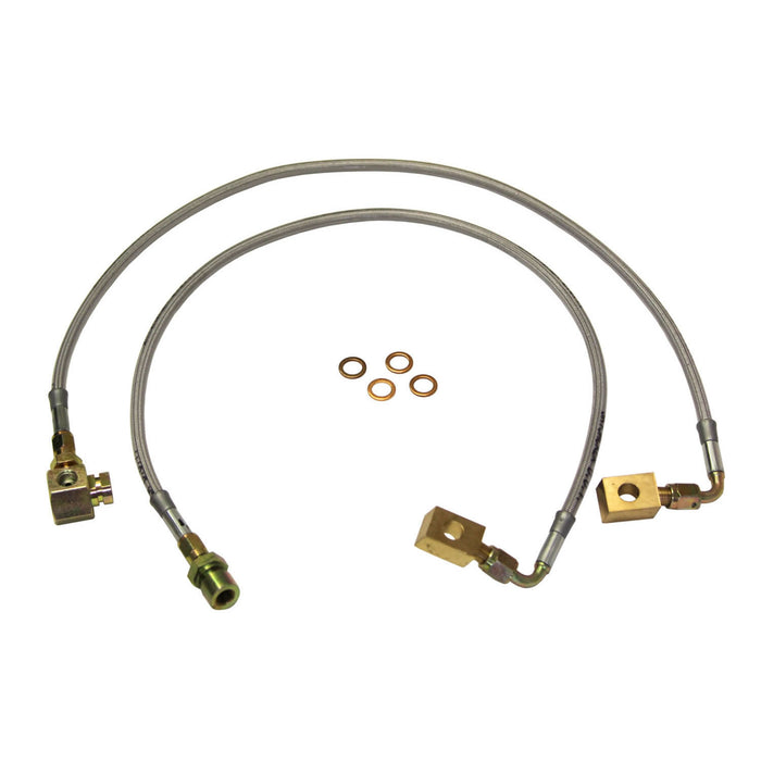 Skyjacker FBL99 Superduty Stainless Steel Brake Line 99 F-250/F-350 Superduty Front Lift Height 4-8 Inch Pair Skyjacker - Truck Part Superstore