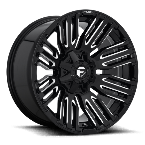 Fuel 1PC D64920009847 D649 20X10 6X135/5.5 GL-BLK-MIL -18MM - Truck Part Superstore