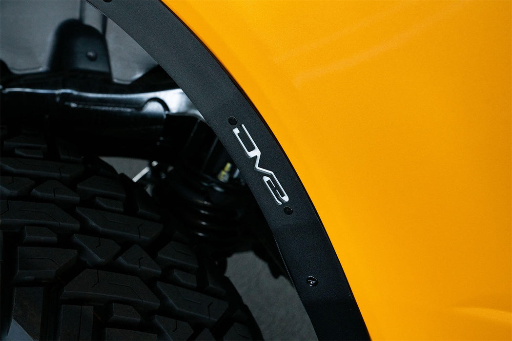 DV8 Offroad FDBR-03 21-22 Ford Bronco Fender Flare Deletes Front and Rear DV8 Offroad - Truck Part Superstore