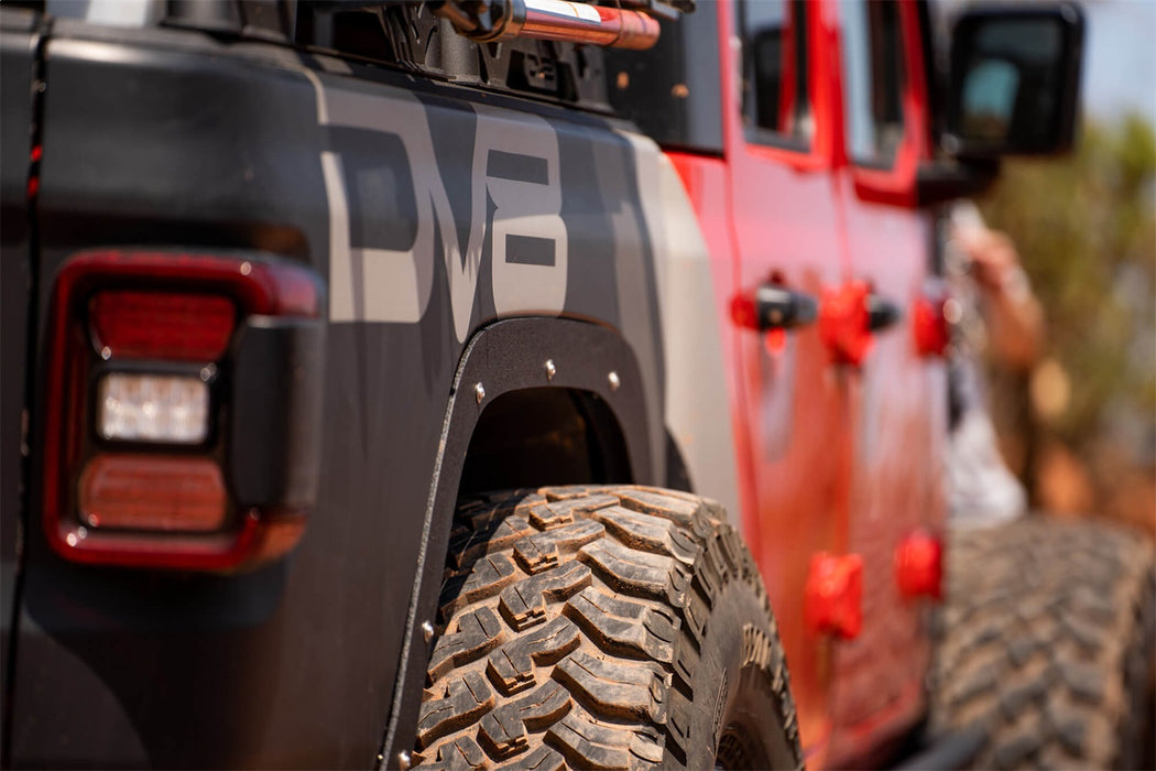 DV8 Offroad FDGL-03 Fender Flare Delete Kit; Front and Rear; - Truck Part Superstore