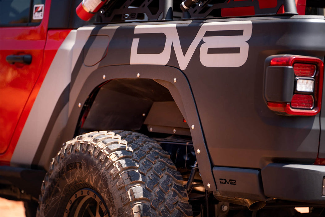 DV8 Offroad FDGL-03 Fender Flare Delete Kit; Front and Rear; - Truck Part Superstore
