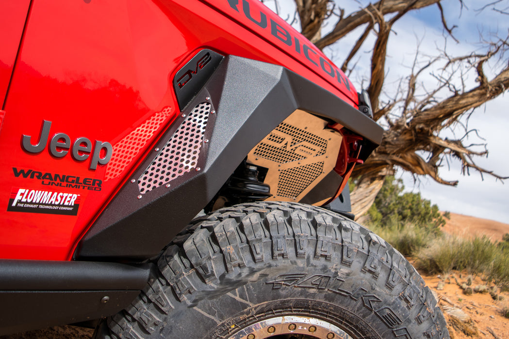 DV8 Offroad FDJL-01 Jeep JL Armor Fenders with LED Turn Signal Lights 18-Present Wrangler JL DV8 Offroad - Truck Part Superstore