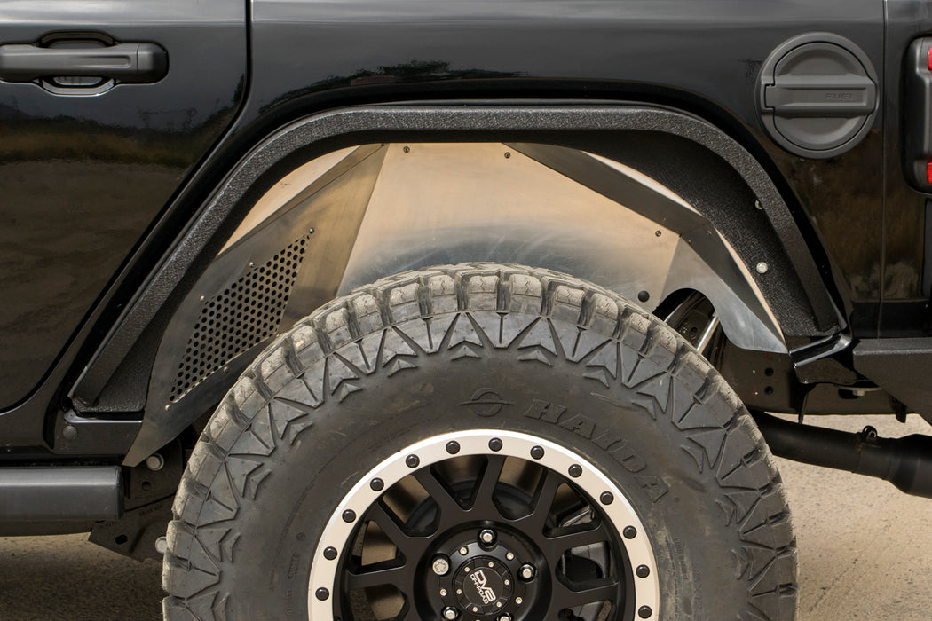 DV8 Offroad FDJL-02 Jeep JL Slim Fenders Set of 4 with LED Turn Signal Lights 18-Present Wrangler JL DV8 Offroad - Truck Part Superstore