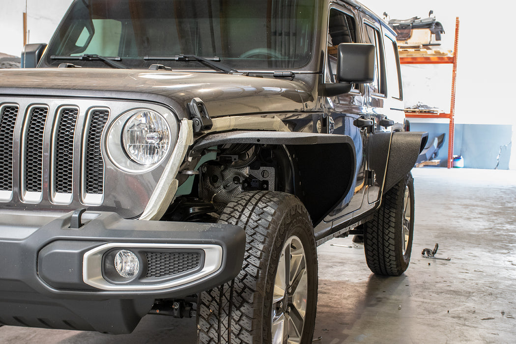 DV8 Offroad FDJL-04 Jeep JL Wide Flat Fenders Set of 4 18-Present Wrangler JL DV8 Offroad - Truck Part Superstore