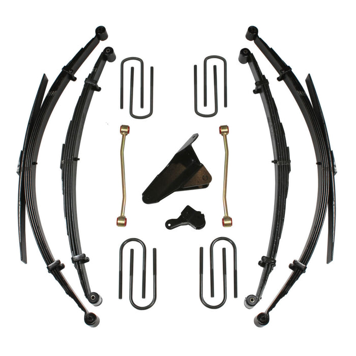 Skyjacker FE65MKS Lift Kit 6 Inch Lift 00-05 Ford Excursion Includes Front/Rear Leaf Springs Track Bar Brackets Front/Rear U Bolt Kits Spring Bushing Kit Sway Bar Links Skyjacker - Truck Part Superstore