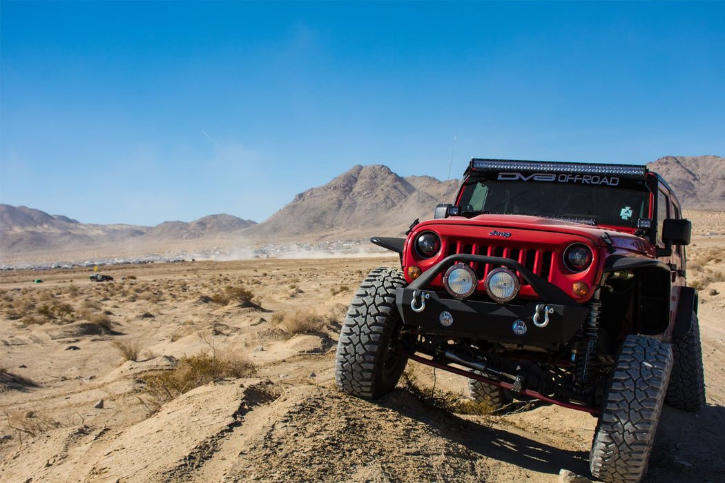 DV8 Offroad FENDB-02 Jeep JK Flat Tube Fenders Front and Rear 07-18 Wrangler JK DV8 Offroad - Truck Part Superstore