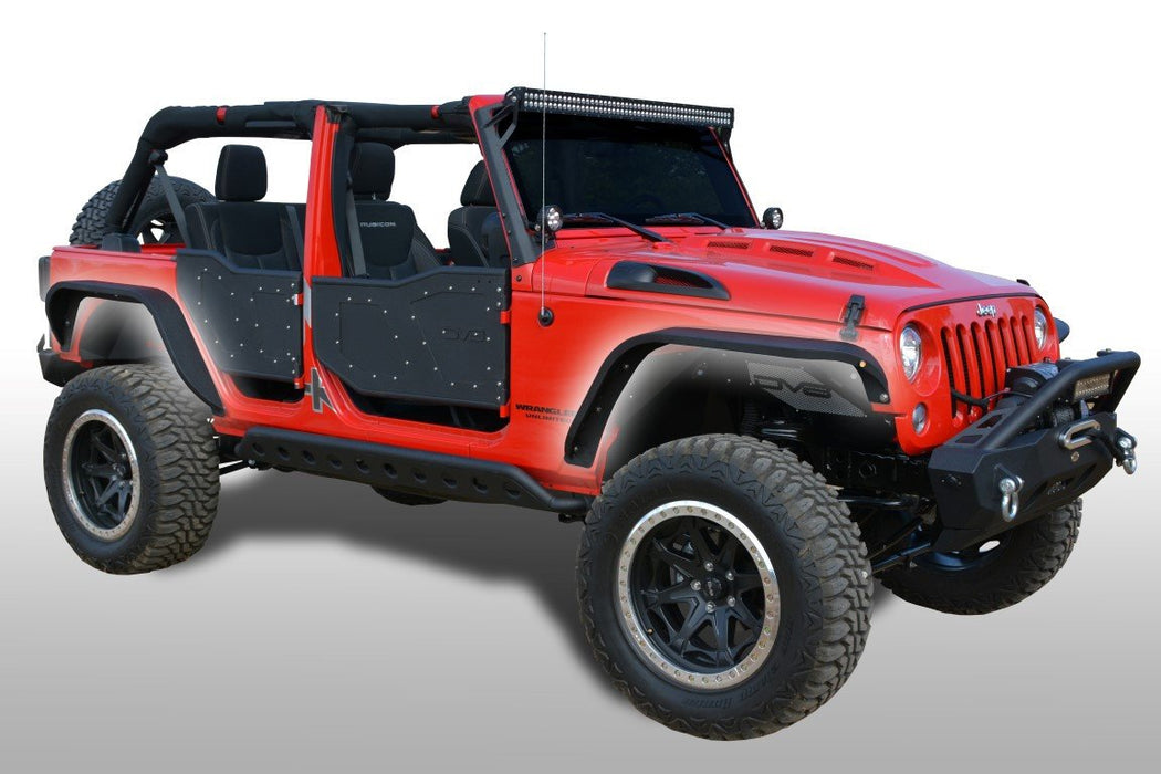 DV8 Offroad FENDB-06 Jeep JK Slim Fenders Front and Rear 07-18 Wrangler JK DV8 Offroad - Truck Part Superstore