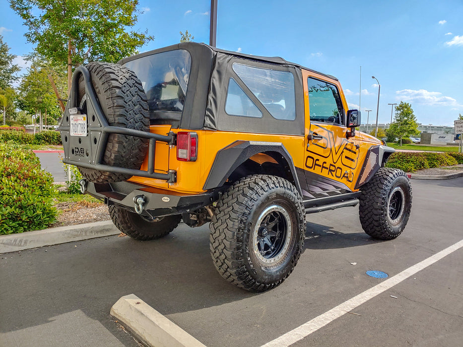 DV8 Offroad FENDB-09 Jeep JK Bolt On Armor Style Fenders Front and Rear 2/4 Door DV8 Offroad - Truck Part Superstore