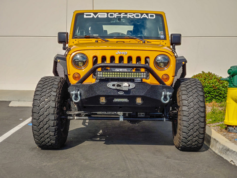DV8 Offroad FENDB-09 Jeep JK Bolt On Armor Style Fenders Front and Rear 2/4 Door DV8 Offroad - Truck Part Superstore