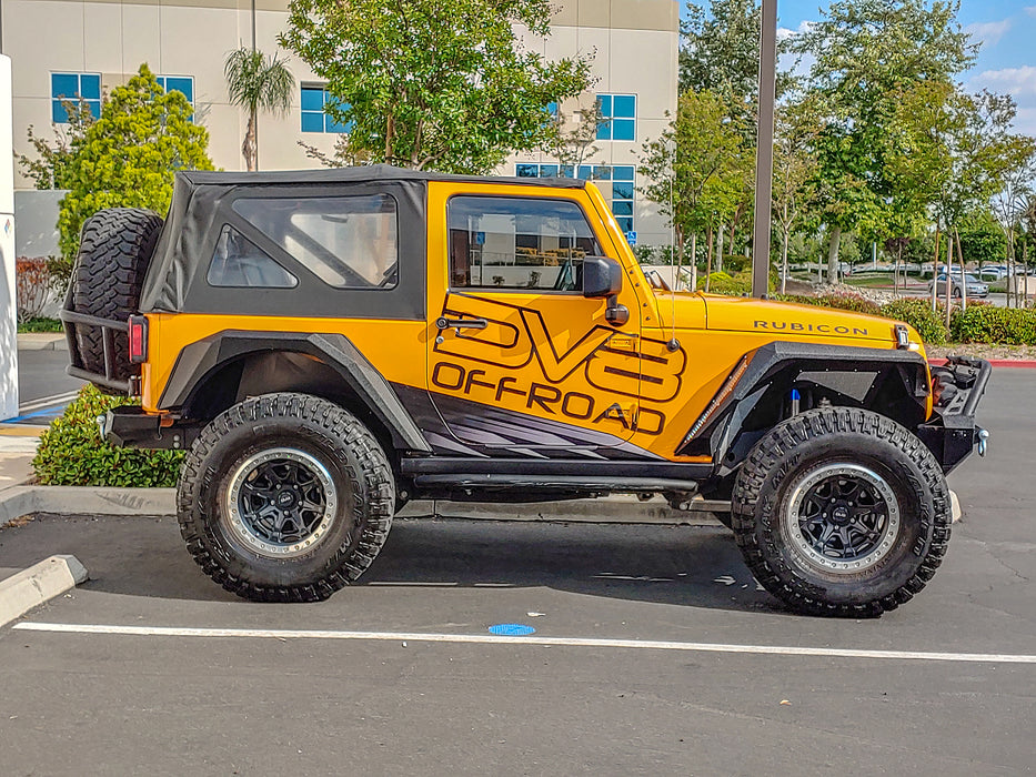 DV8 Offroad FENDB-09 Jeep JK Bolt On Armor Style Fenders Front and Rear 2/4 Door DV8 Offroad - Truck Part Superstore