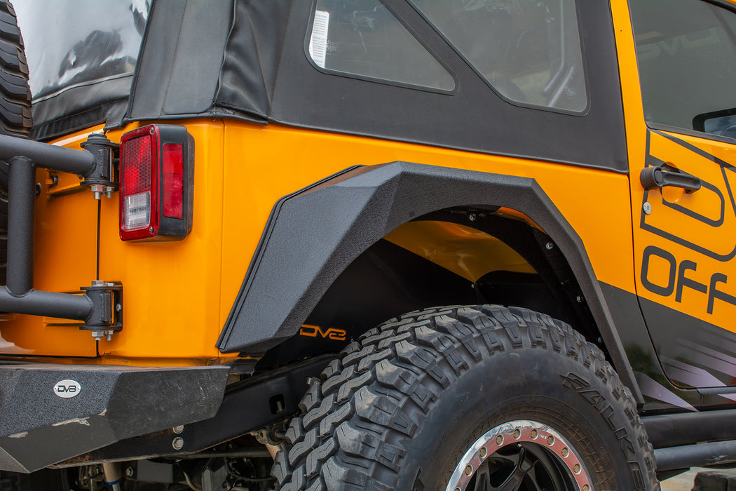 DV8 Offroad FENDB-09 Jeep JK Bolt On Armor Style Fenders Front and Rear 2/4 Door DV8 Offroad - Truck Part Superstore