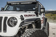 Road Armor 518LMP1B Stealth A-Pillar Light Mounts; 51.5 in.; w/1 Lower Mount; Steel; Black; - Truck Part Superstore