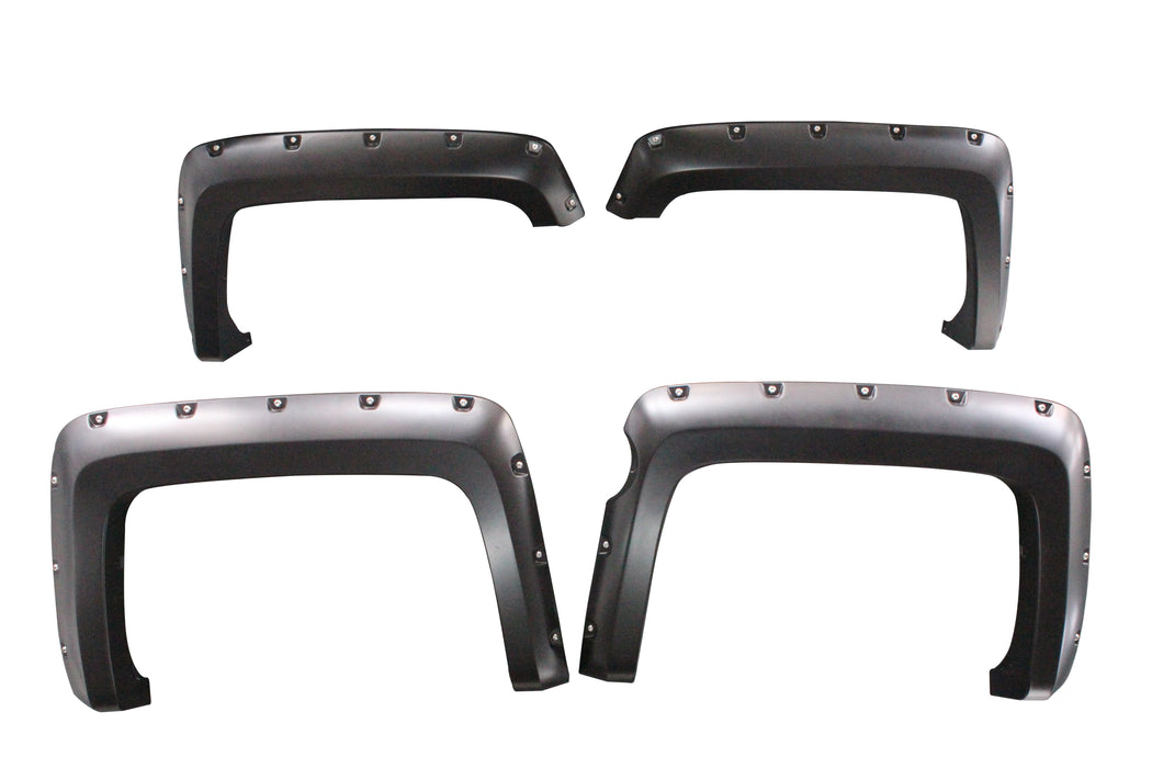 Black Horse Off Road FF-CHSI25-SM-PKT Black TPO Smooth Pocket Style - Truck Part Superstore