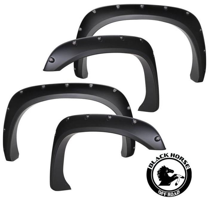 Black Horse Off Road FF-TOTULT-07 Textured Fender Flares - Truck Part Superstore