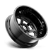 Fuel Mono DE092282A935 D09 22X8.25 10X225 MT-BLK-MIL -202MM - Truck Part Superstore