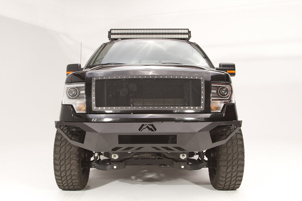 Fab Fours FF09-D1951-1 Vengeance Front Bumper; 2 Stage Black Powder Coated; No Guard; - Truck Part Superstore