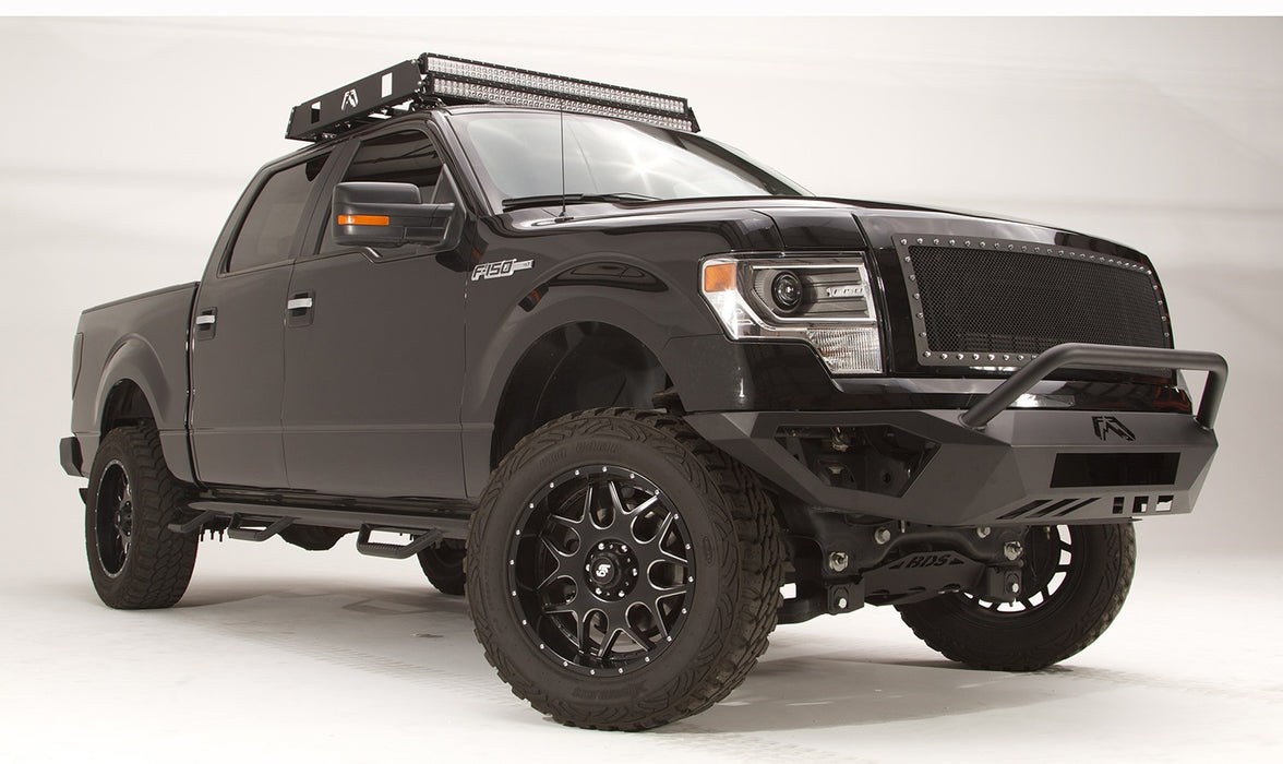 Fab Fours FF09-D1952-1 Vengeance Front Bumper; 2 Stage Black Powder Coated; Pre-Runner; - Truck Part Superstore