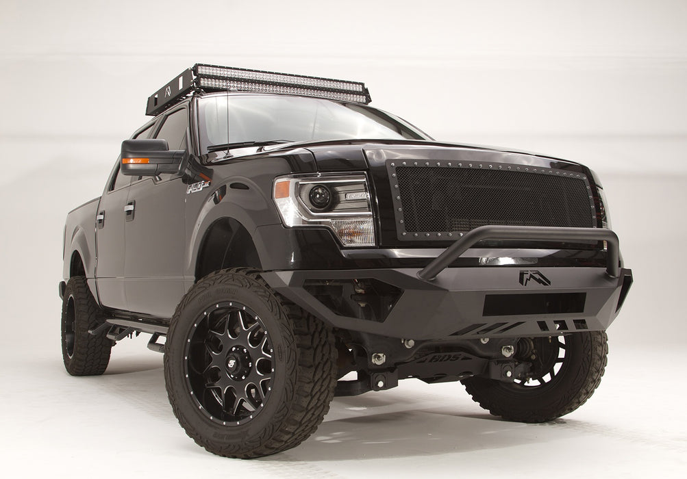 Fab Fours FF09-D1952-1 Vengeance Front Bumper; 2 Stage Black Powder Coated; Pre-Runner; - Truck Part Superstore