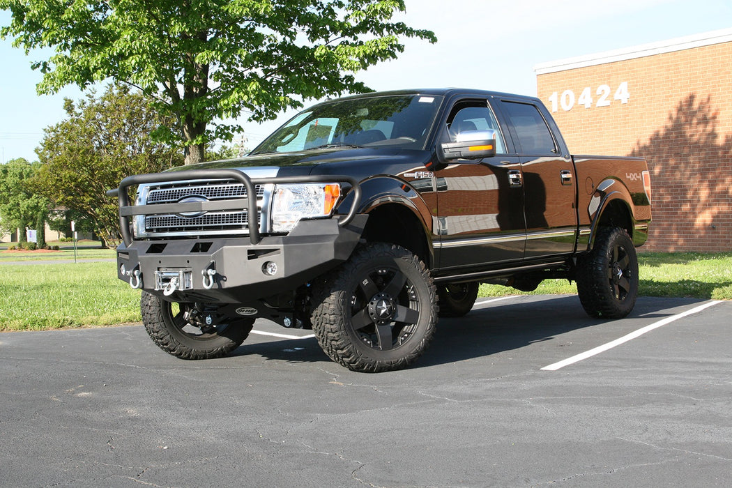 Fab Fours FF09-H1950-B Premium Heavy Duty Winch Front Bumper - Truck Part Superstore