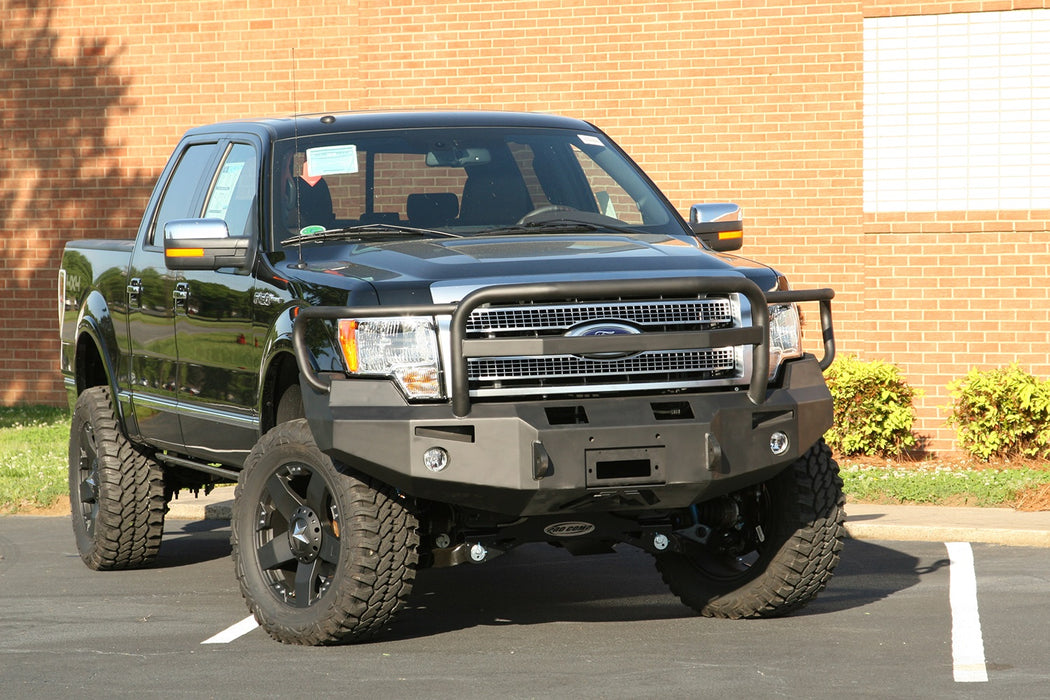 Fab Fours FF09-H1950-B Premium Heavy Duty Winch Front Bumper - Truck Part Superstore