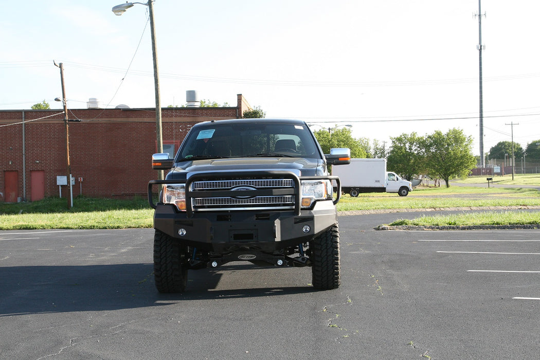 Fab Fours FF09-H1950-1 Premium Heavy Duty Winch Front Bumper - Truck Part Superstore
