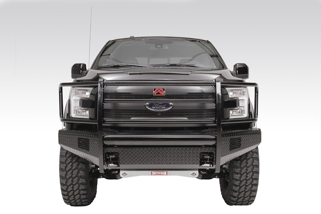 Fab Fours FF09-K1960-1 Black Steel Front Ranch Bumper - Truck Part Superstore
