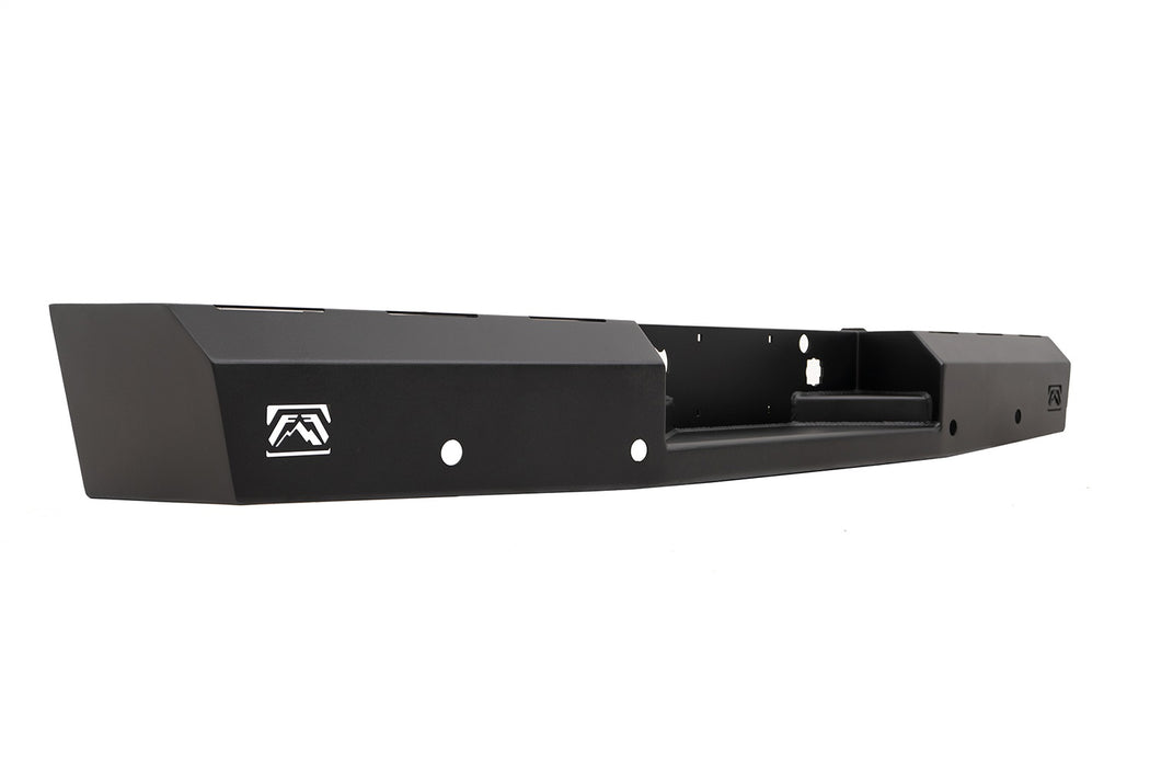 Fab Fours FF09-RT1750-1 Red Steel Rear Bumper; - Truck Part Superstore