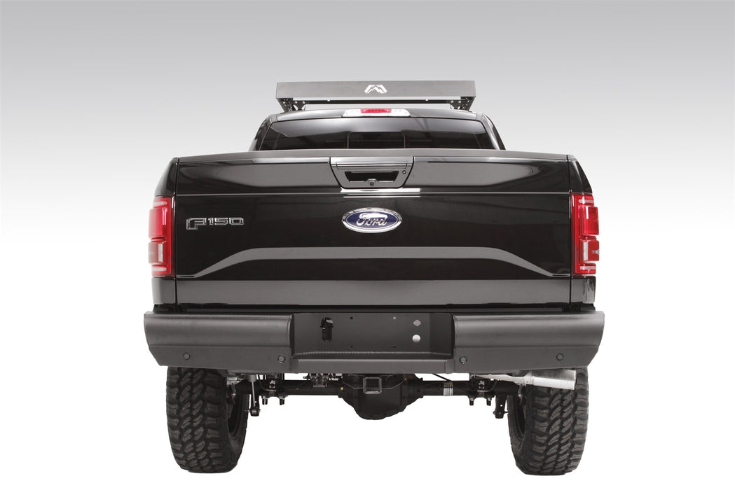 Fab Fours FF09-U1750-1 Elite Rear Bumper; 2 Stage Black Powder Coated; - Truck Part Superstore