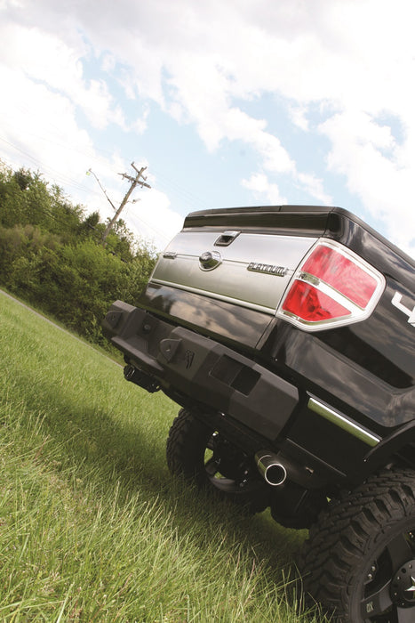 Fab Fours FF09-W1750-B Heavy Duty Rear Bumper; Uncoated/Paintable; Incl. 0.75 in. D-Ring Mount; - Truck Part Superstore