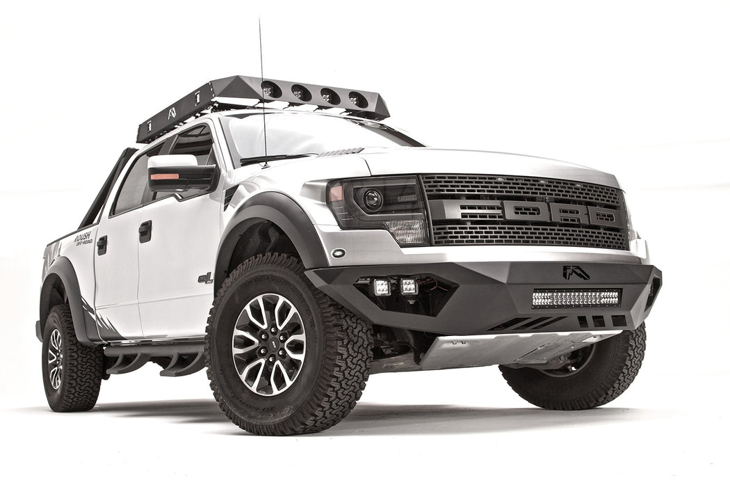 Fab Fours FF10-D1961-1 Vengeance Front Bumper; 2 Stage Black Powder Coated; - Truck Part Superstore
