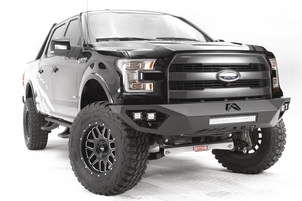 Fab Fours FF15-D3251-B Vengeance Front Bumper; Uncoated/Paintable; No Guard; [AWSL]; - Truck Part Superstore