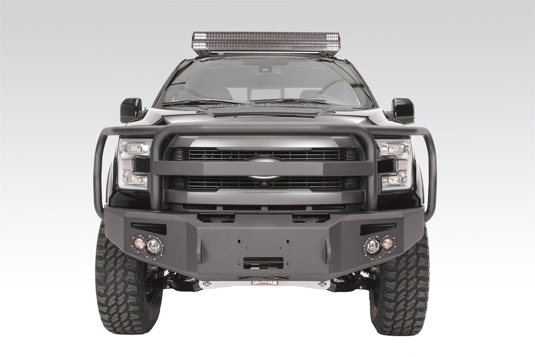 Fab Fours FF15-H3250-1 Premium Heavy Duty Winch Front Bumper - Truck Part Superstore
