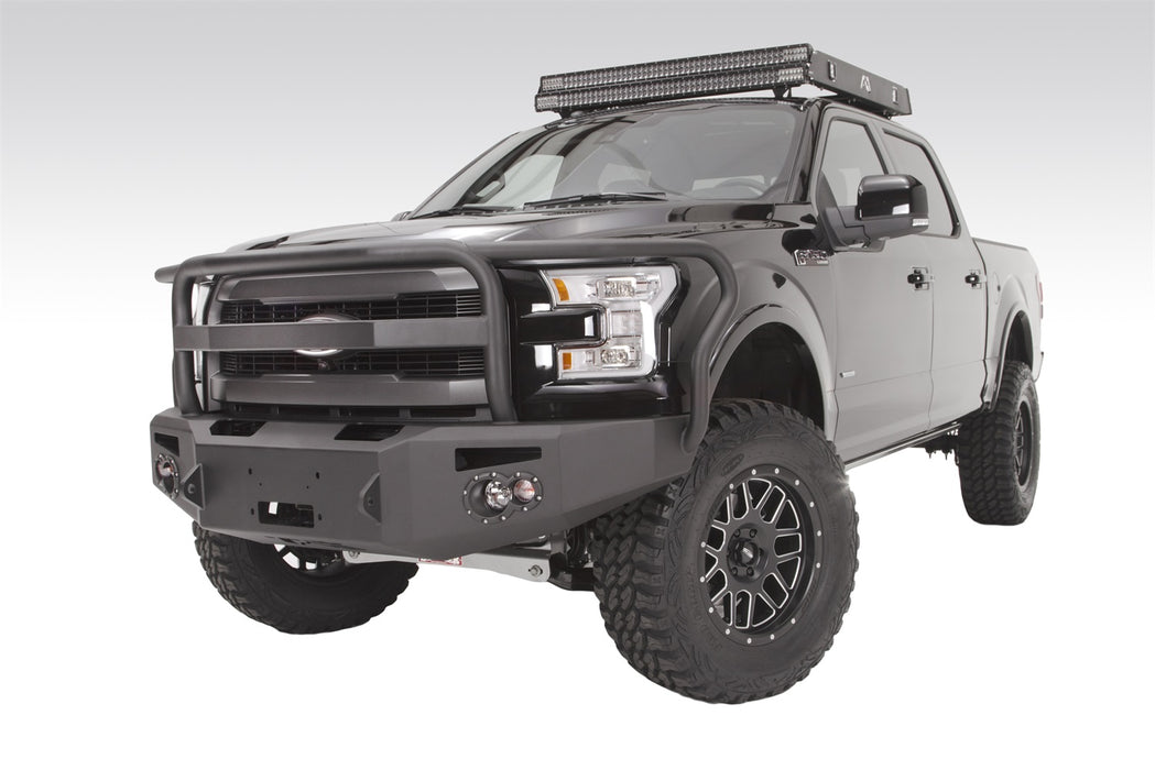 Fab Fours FF15-H3250-B Premium Heavy Duty Winch Front Bumper - Truck Part Superstore