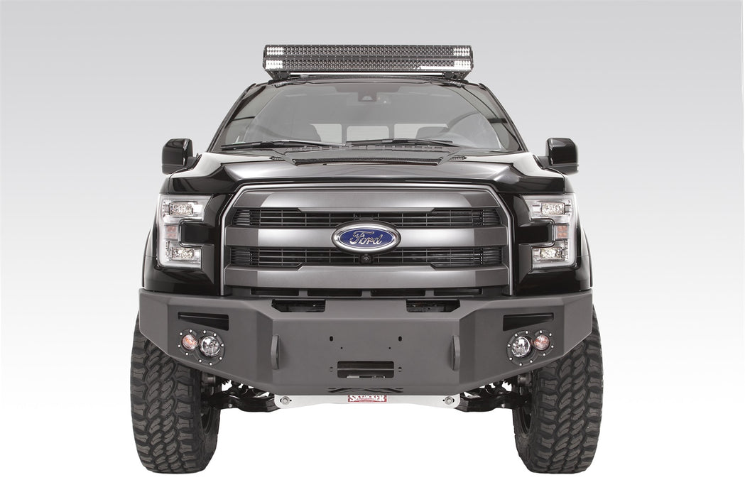 Fab Fours FF15-H3251-1 Premium Heavy Duty Winch Front Bumper - Truck Part Superstore