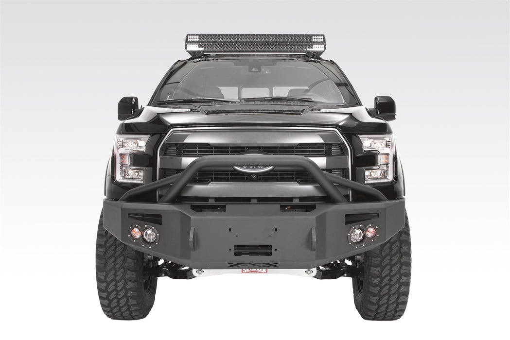 Fab Fours FF15-H3252-1 Premium Heavy Duty Winch Front Bumper - Truck Part Superstore