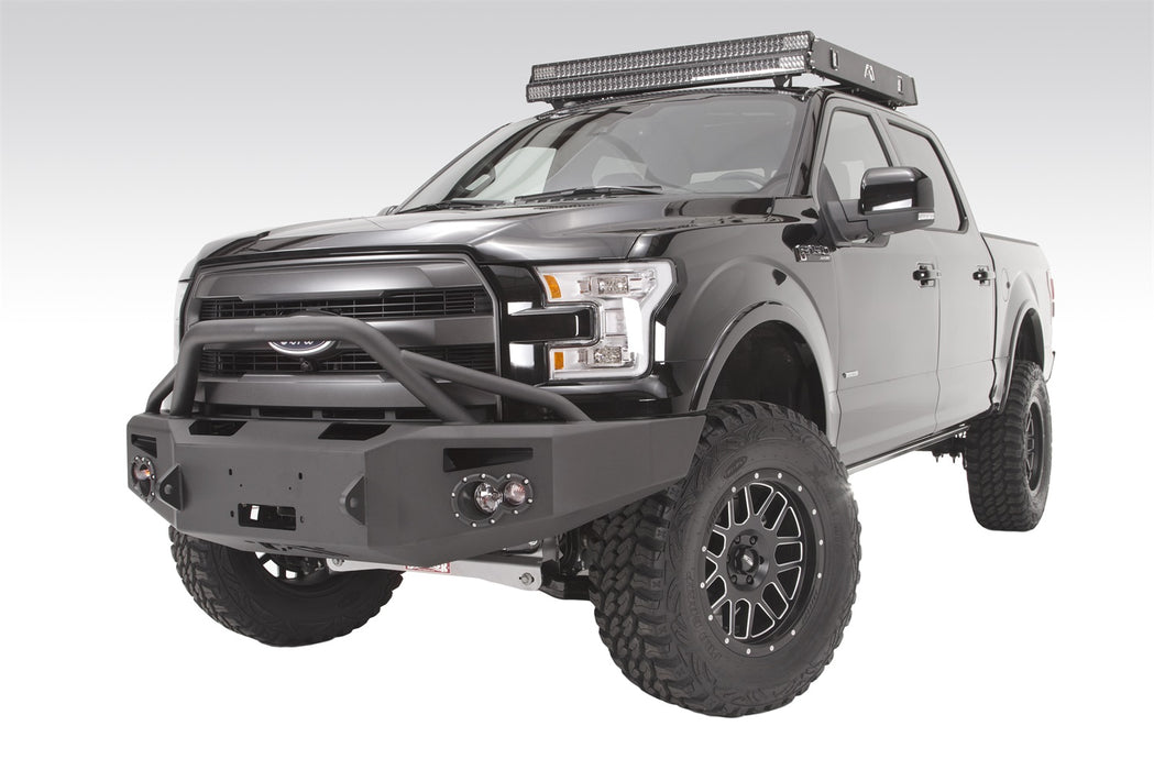 Fab Fours FF15-H3252-1 Premium Heavy Duty Winch Front Bumper - Truck Part Superstore
